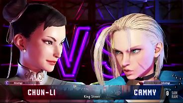Chun-Li vs Cammy White (con quien te quedas? Con la Culona Asiática o la Culona Inglesa?