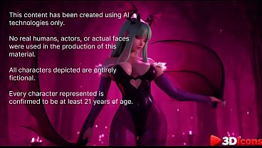 Morrigan Aensland enjoys sex with a big black cock [AI]