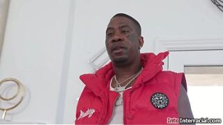 Nickey Huntsman dped by big black cocks