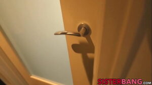 Petite stepsister with natural tits rides a big dick in POV