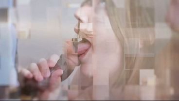 Rae Astora Sucks Off Cock At The Milking Table