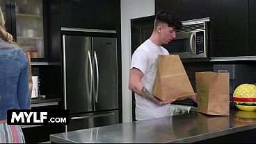Starved Stepmom Harper Hill Fantasizes About Her Stepson Until She Acts On It