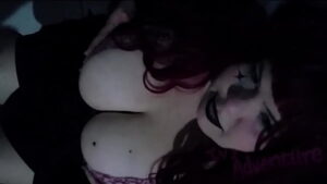 Hot Chubby MILF with Big Natural Tits playing with a BWC dildo