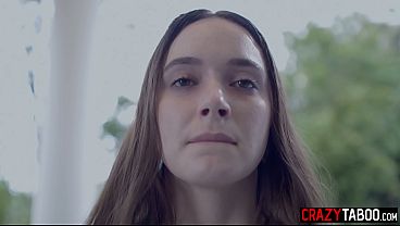 Perverted teen tricked BFF into rough sex with her and big dick stepdad