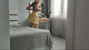 She Forgot To Close The Door – My Big Tits Sluty Neighbor So Dirty Talk And So Horny
