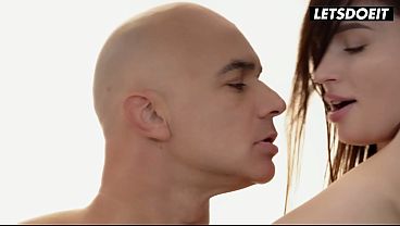 Slim Brunette Fucks His Thick Cock Cowgirl… Every Fucking Inch Deep