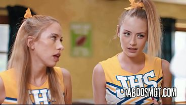 Two Cheerleader Battle For Coach’s Cock to See Who is The Better Anal Slut