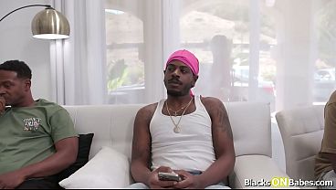 Big tits milf pizza delivery crew gangbanged by 10 black men