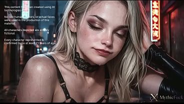 I fucked a busty vampire girl in the rain…her fangs slid along my big cock…her juicy arse jiggled as she came!! [AI]