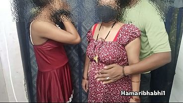 Indian Milf Teaches Her 18 Year Old Girl How To Take Big Cock.