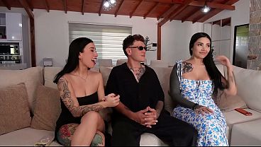 My horny friend and I fucked the big-dicked guard my husband hired – LA ROLA
