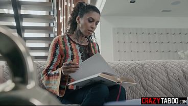 Demi Hawks and her boyfriend Elias Cash fucks sexy big tits black tutor