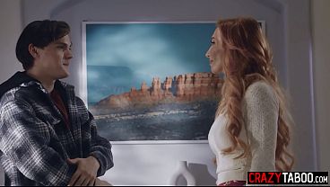 Devastated big tits widow Sophia Locke fucked by young big dick neighbor