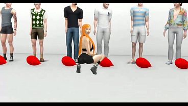Ice gets her big booty popped by big white cocks