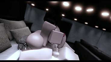 Ika having a big cock on Roblox condo