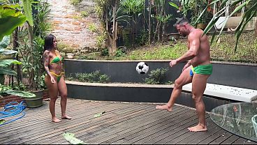 Two Petite Brazilians Managing A Big Cock!!!!!!