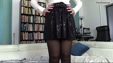 Anal obsession with Alice in black skirt