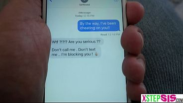 Annoying latina teen stepsister pranked by her huge cock stepbro