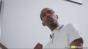 Blonde milf letting her black boyfriend fuck her in the ass
