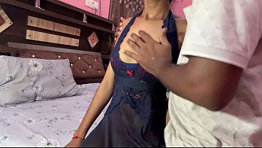 My elder stepbrother is having fun by putting his big cock in my pussy