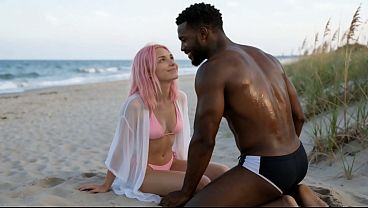 Spanish Pink-Hair Slut Takes Black Cock Home and Gets Fucked (AI)