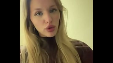 Sweet, I Need Your Dick Right Now – Blonde Babe Strips & Fucks Herself Hard