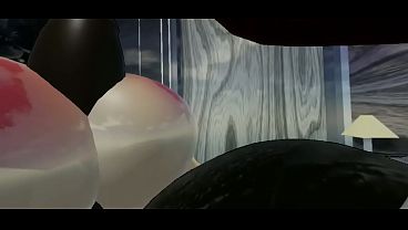 Tasty big-assed whore wiggles a black cock with her fat buttocks